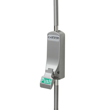 Exidor 293 Silver Push Pad Panic Bolt EN 179