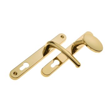 Fab Fix Balmoral 92mm Lever Pad Door Handle Hardex Gold