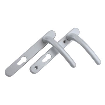 Fab Fix Windsor 92mm Sprung Lever Door Handle Premium Satin Silver