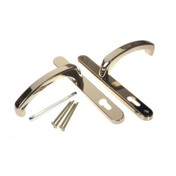 Fab Fix Balmoral Accessible 92mm Lever Door Handle Hardex Gold