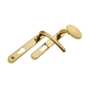 Fab Fix Windsor 92mm Sprung Lever Pad Door Handle Hardex Gold