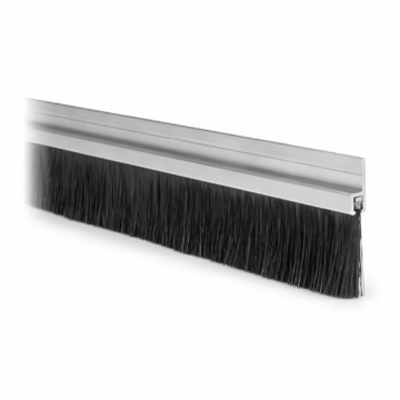FS1/12 12mm Brush Draught Excluder 3M Length Aluminium Carrier