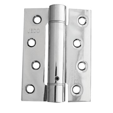 J9800Sc 102 X 76 X 2.7Mm S.Chrome S/A Spring Door Hinge 3 Hinge Pack