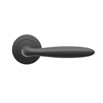 Karcher Corfu Lever Door Handle Cosmos Black ER24 - OS 83