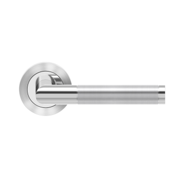 Karcher Rio Steel Lever Door Handle Stainless Steel Duo ER34 - OS 73