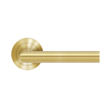 Karcher Verona Lever Door Handle Satin Brass ER37 - OS 88