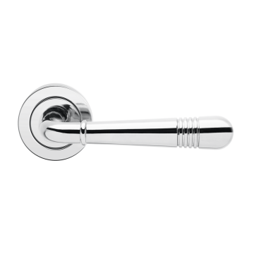 Karcher Montmarte Lever Door Handle Polished Chrome R270 - OS 50