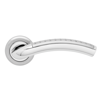 Karcher Phoenix Lever Door Handle Chrome - Nickel Duo R40 - OS 65