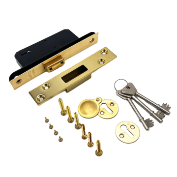 TWH (Legge Replacement) 5511 51mm PB 5 Lever Deadlock Door Lock