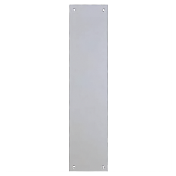 450mm X 76mm 18G Satin Aluminium Finger Plate
