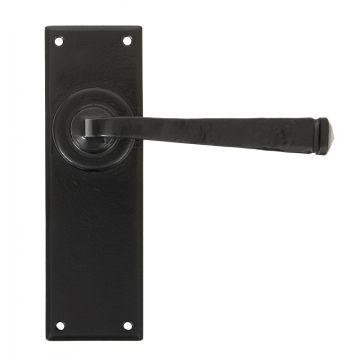 From The Anvil Avon Lever Latch Door Handle Set Black