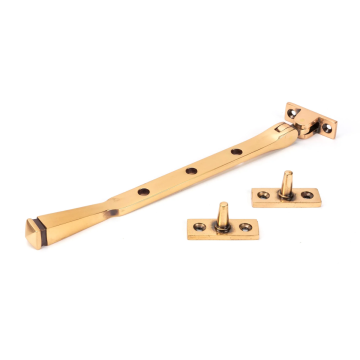 From The Anvil 8" (232mm) Avon Casement Stay - Polished Bronze