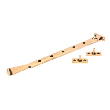 From The Anvil 12" (317mm) Avon Casement Stay - Polished Bronze