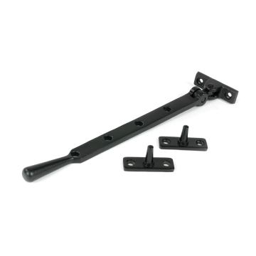 From The Anvil 10" (275mm) Newbury Casement Stay - Matt Black
