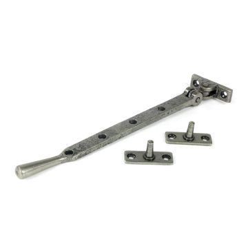 From The Anvil 10" (275mm) Newbury Casement Stay - Pewter Patina