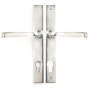 From The Anvil Avon Slimline Espag Lock Door Handle Set - Polished Marine Stainless