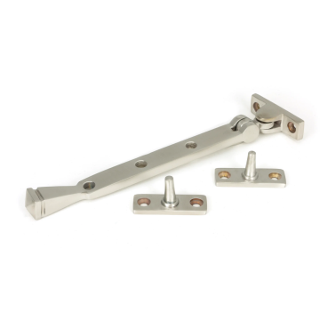 From The Anvil 8" (203mm) Avon Casement Stay - Satin Marine Stainless