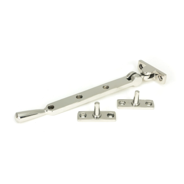From The Anvil 8" (228mm) Newbury Casement Stay - Polished Marine Stainless