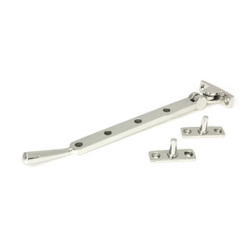 From The Anvil 10" (275mm) Newbury Casement Stay - Polished Marine Stainless