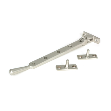 From The Anvil 10" (275mm) Newbury Casement Stay - Satin Marine Stainless