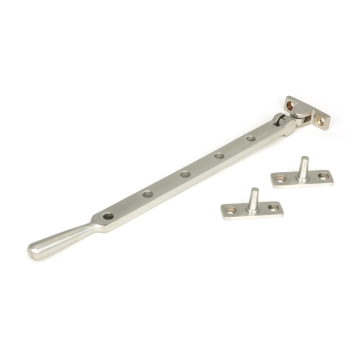 From The Anvil 12" (315mm) Newbury Casement Stay - Satin Marine Stainless