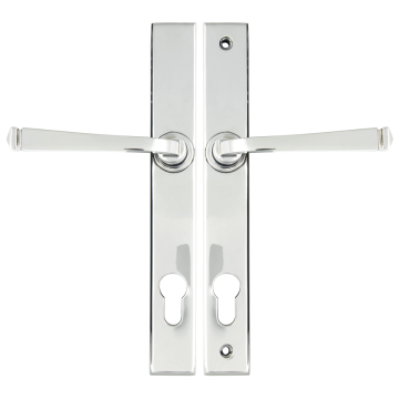 From The Anvil Avon Slimline Espag Lock Door Handle Set - Polished Chrome
