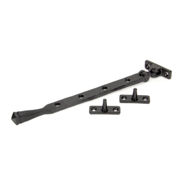 From The Anvil 10" (255mm) Avon Casement Stay - Black