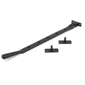 From The Anvil 12" (315mm) Newbury Casement Stay - Aged Bronze