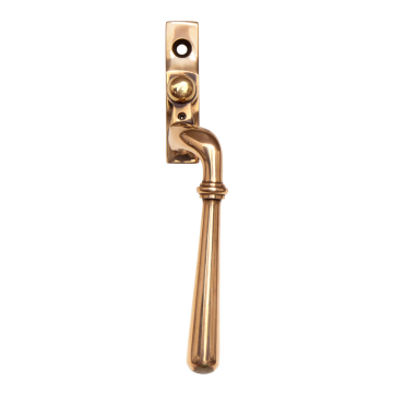 From The Anvil Newbury Right Hand Locking Window Espag Handle - Polished Bronze