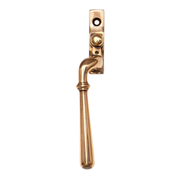 From The Anvil Newbury Left Hand Locking Window Espag Handle - Polished Bronze