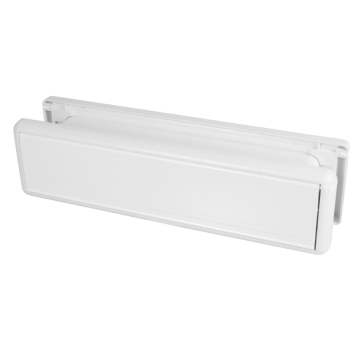 Yale Welseal White/White Frame 265mm X 70mm Combination Letter Plate (100152)