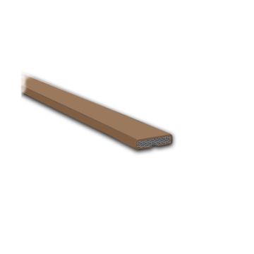 1004 Brown 10 X 4Mm 1/2 Hr Plain Intumescent Strip 2.1M Length