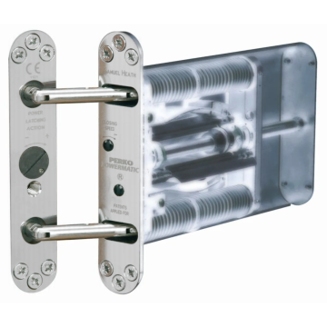 Powermatic R100 Satin Chrome Concealed Door Closer