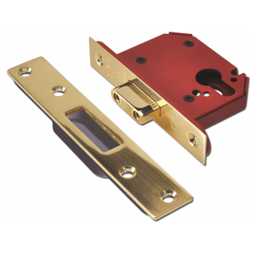 Union Strongbolt Euro Deadlock J21EUS Brass 63mm 