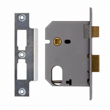 Union L2241 Oval Sashlock 76mm Satin Chrome