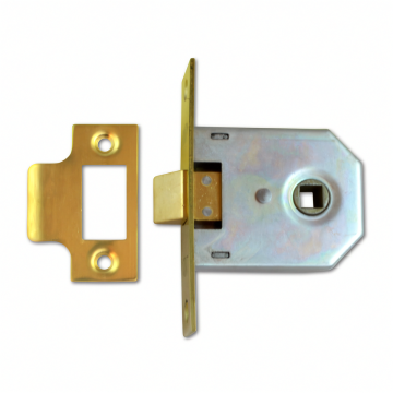Union 2642 63MM P.Brass Mortice Door Latch