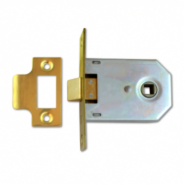 Union 2642 76MM P.Brass Mortice Door Latch