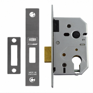 Union L2149 Euro Deadlock 63mm Satin Chrome