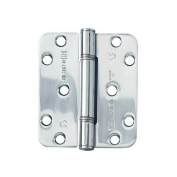 Royed & Tucker H102 100mm x 88mm BZP Radius Butt Hinge Grade 13 CE Marked