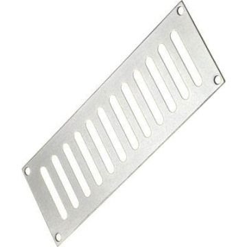 165 x 89mm Plain Slotted Vent Aluminium PR6761