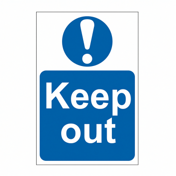 0255 Keep Out Sign