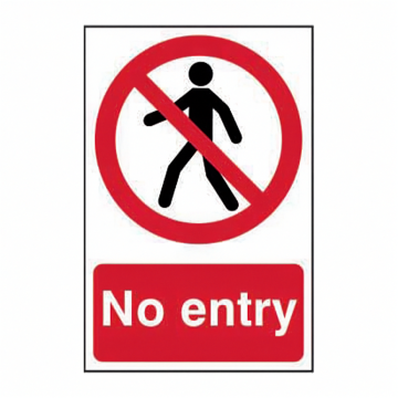 0600 No Entry Sign