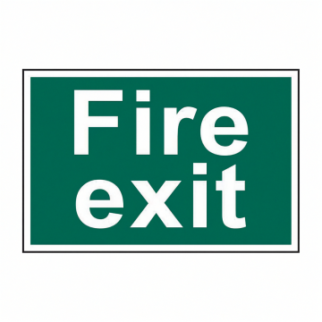 1502 Fire Exit Sign