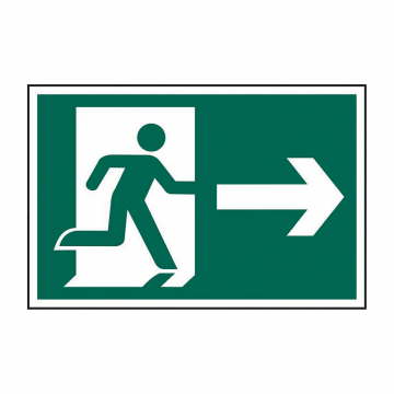 1530 Running Man (Arrow Right) Sign