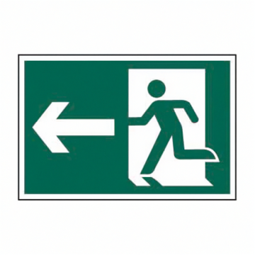 1531 Running Man (Arrow Left) Sign
