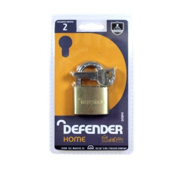 Squire Defender 40mm Brass Open Shackle Padlock to Differ DFBP4