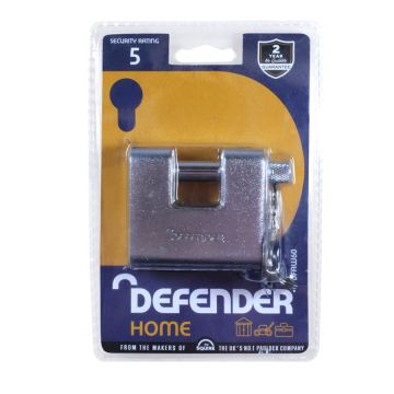 Squire Defender 60mm  Armoured Shutter Padlock Keyed Alike DFAW60 KA