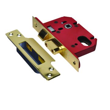 Union Strongbolt Oval Sashlock JL22OVS Brass 76mm