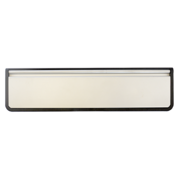 UAP 12 Inch Doormaster Combination Letterplate Silver