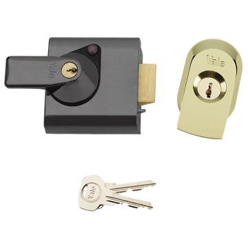 Yale PBS1 60mm High Security Nightlatch BS3621 DMG/PB